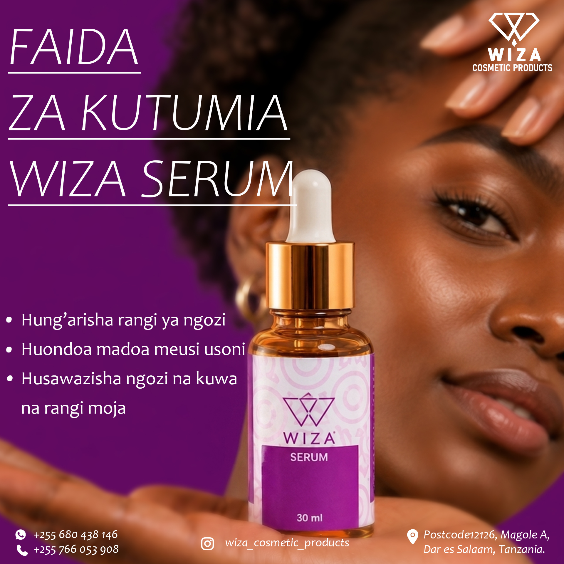 Dark sport remover serum